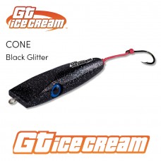 GT Icecream Cone – Black Glitter